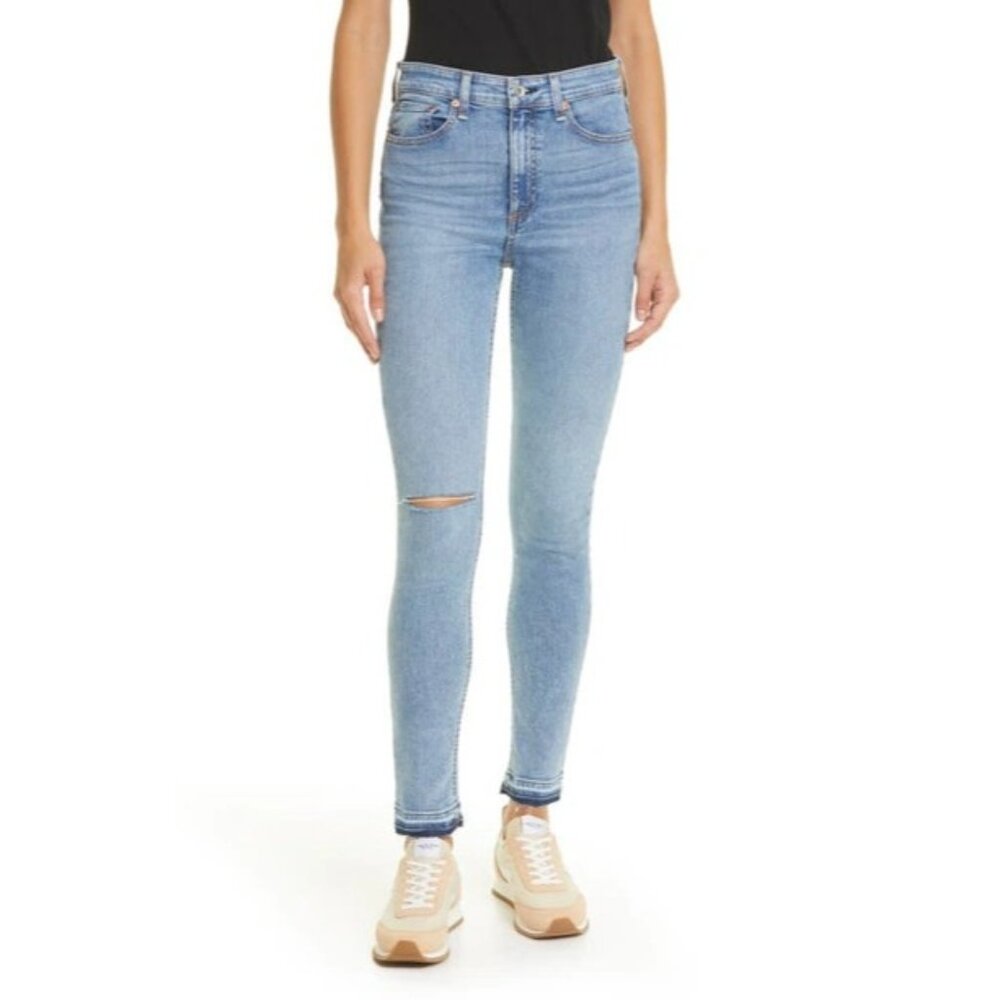 Rag & Bone Nina High Rise Skinny Jeans Montrose SZ 32 NEW $225